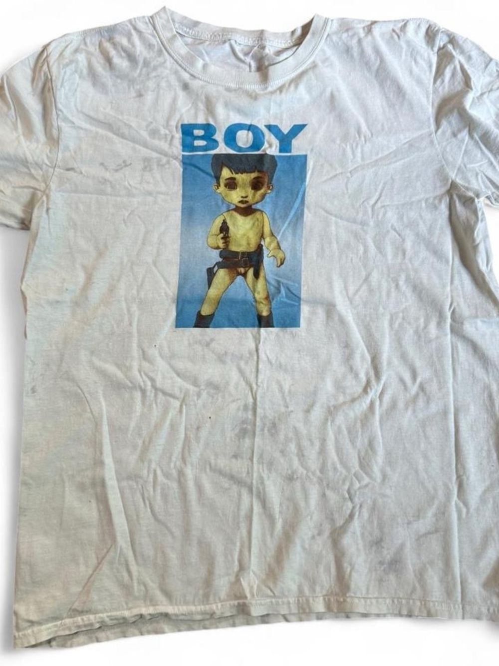 AKA TAKO Boy with Gun Short Sleeve Tee